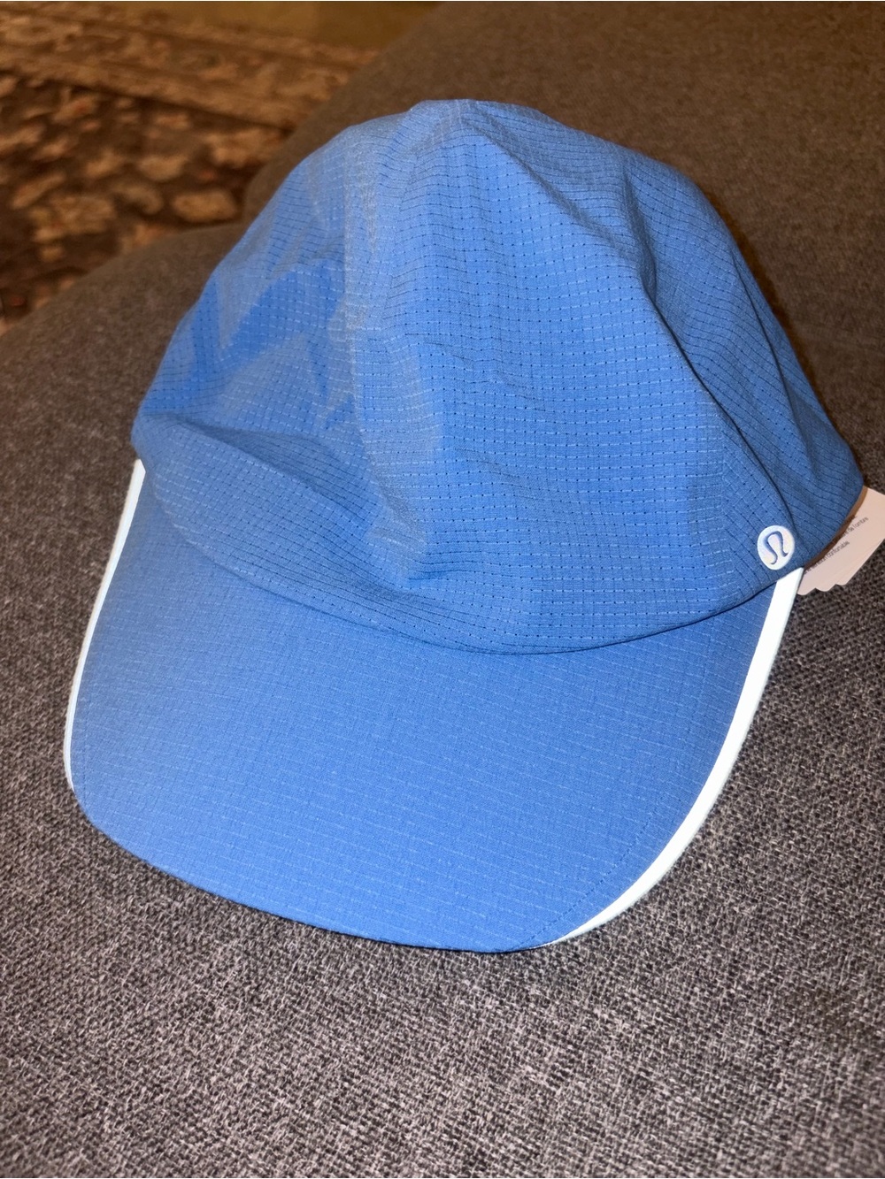 lululemon athletica Blue Running Cap with White Trim